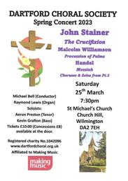 DARTFORD CHORAL SOCIETY- Spring Concert 2023