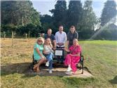 Memorial Bench for  the Late Ann Allen MBE Unveiled