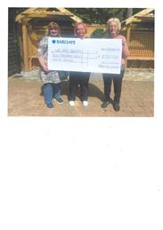 Cheque Presentation to 'We Are Beams'